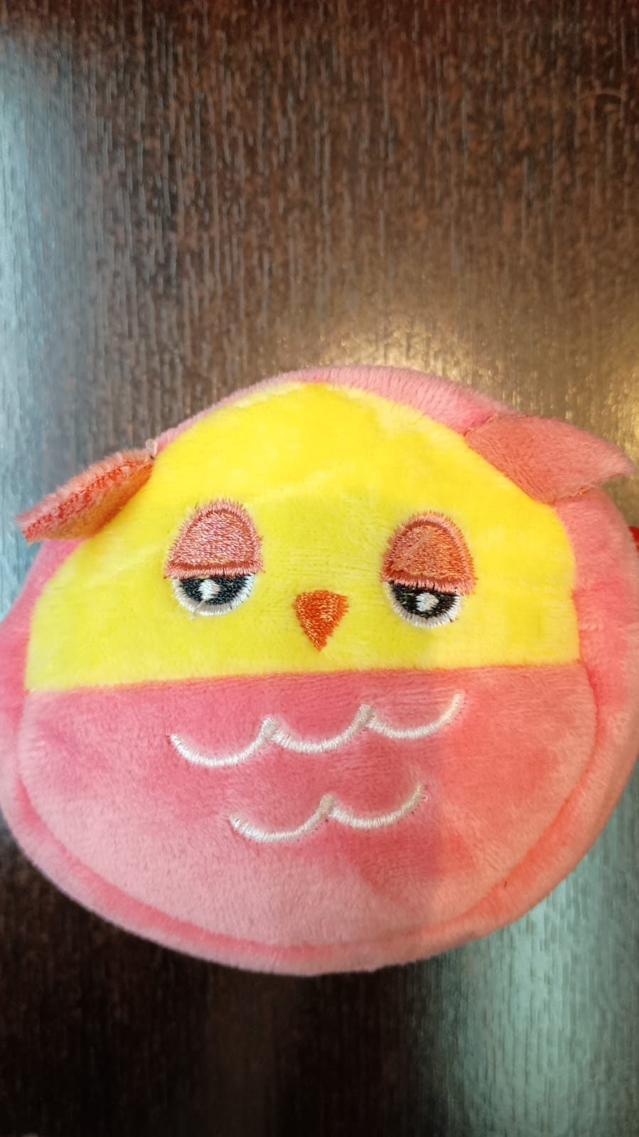 Mini pochette di peluche GUFO